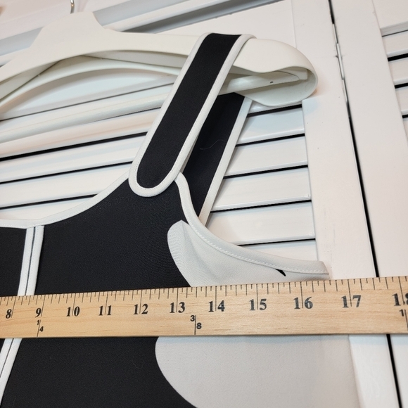 VICTORIA BECKHAM TARGET Top Floral Daisy Peplum Black Women Sz XS Lagenlook Mod - Picture 8 of 10